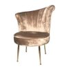 Taupe Velvet Chair