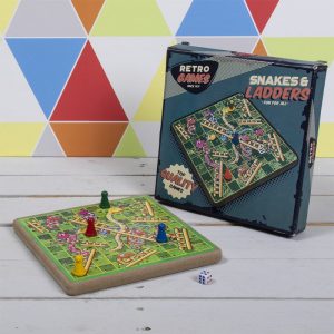 Retro Snakes And Ladders