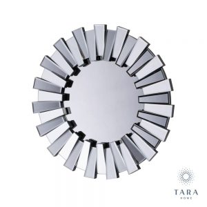 Link 3d Round Mirrored Frame Mirror