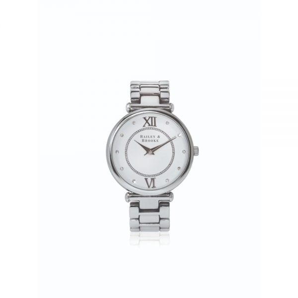 Bailey and Brooke Timeless Silver Ladies Watch