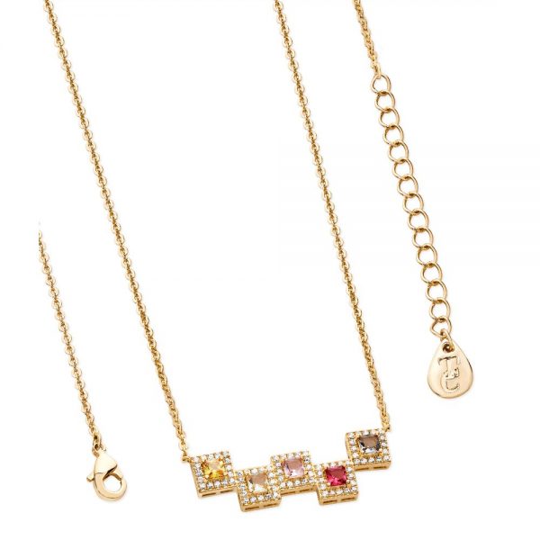 Tipperary Crystal Summer Blocks Necklace