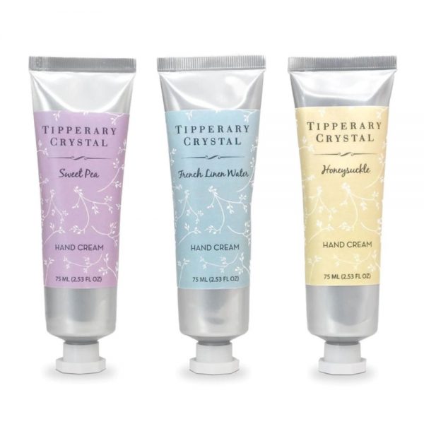 Hand Cream Trio: Honeysuckle, Sweet Pea & French Linen