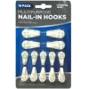 14pc Nail in Wall Hooks 2 Assorted Sizes
