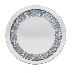 Multi Crystal Candle Plate 15cm