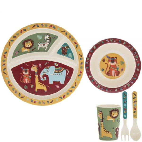 Bamboo Eating Set Jungle