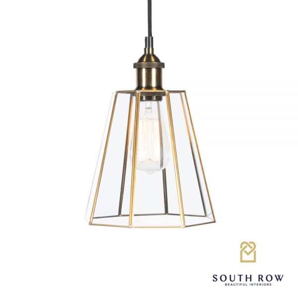 Alto Geometric Classic Pendant Brass