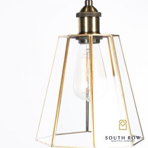 Alto Geometric Classic Pendant Brass