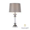 Arista table lamp textured grey shade