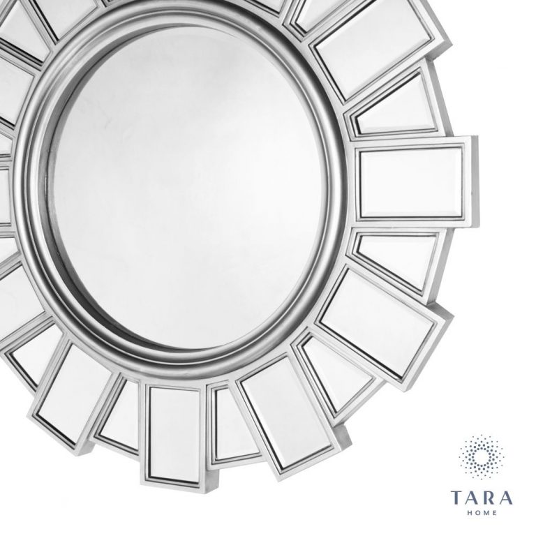 Gemma Silver Wall Mirror Allens