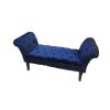 Giselle Velvet Navy Bench