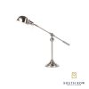 Satin Silver Desk Lamp