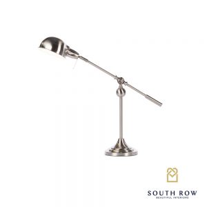 Satin Silver Desk Lamp