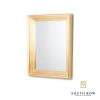 Penzance Rectangle Ridged Mirror Vintage Gold