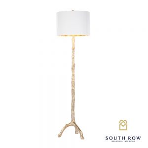 Tree Gold Floor Lamp Reflective Gold Inner Shade