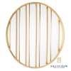 Harriet Stripes Wall Mirror Gold