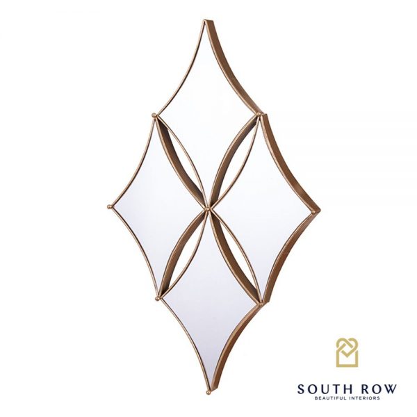Penzance Gold Diamond 4 Mirror