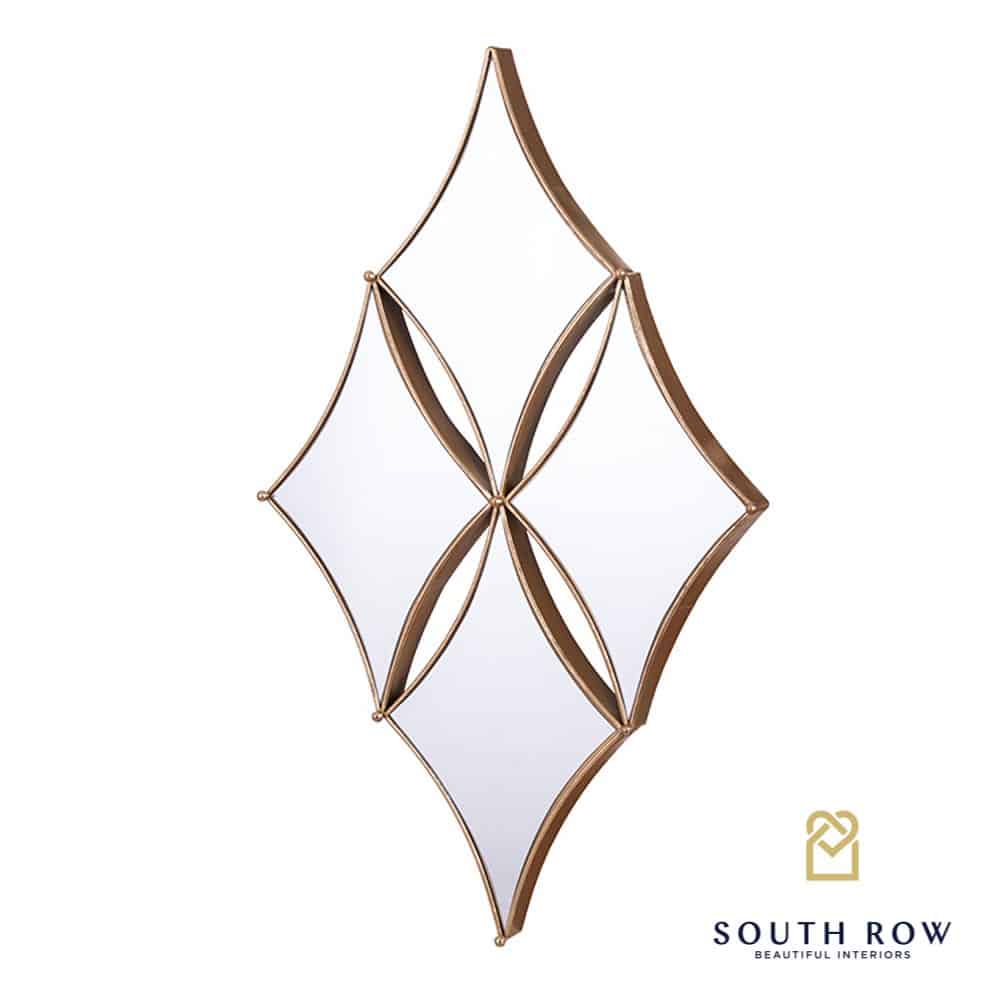 Penzance Gold Diamond 4 Mirror