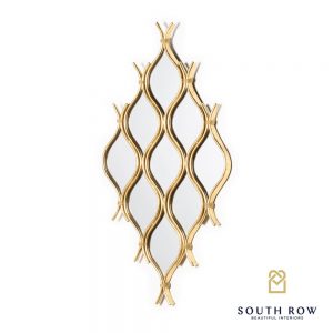 Golden 9 Mirror Cluster Interlocking Wave Design