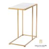 Bella Marble Top Sofa Gold Table