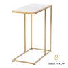 Bella Marble Top Sofa Gold Table