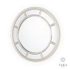 Nautilus Round Champagne Wall Mirror