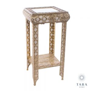 Casablanca Gold Metal Plant Stand