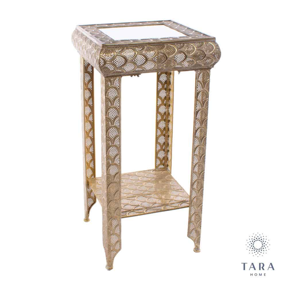 Casablanca Gold Metal Plant Stand