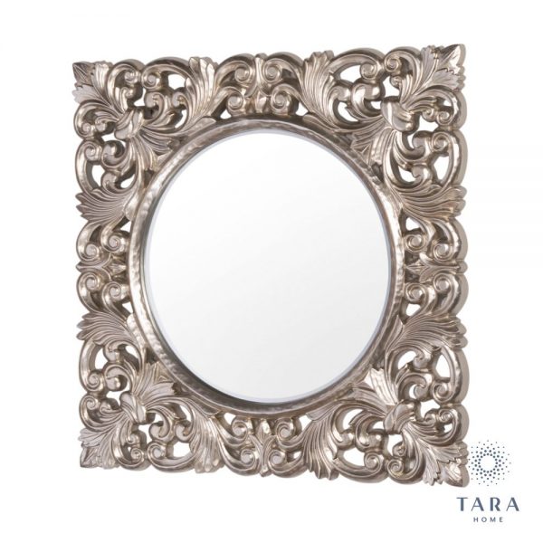 Varina Wall Mirror Square Champagne Colour