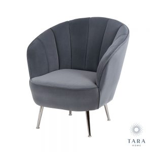 Kendall Charcoal Grey Accent Chair