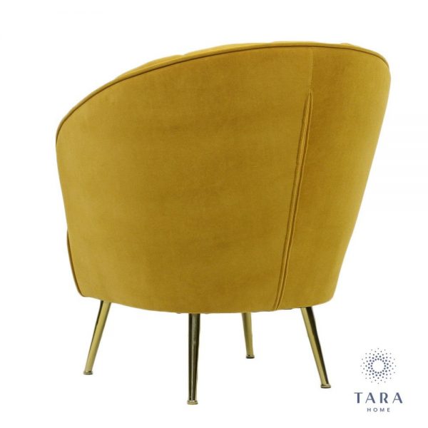 Kendall Mustard Yellow Accent Chair