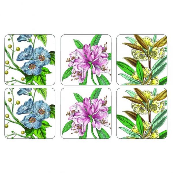 Pimpernel Stafford Blooms Six Coasters