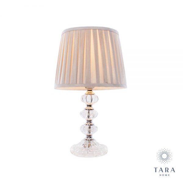 Bianca Glass Table Lamp with Shade
