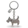 Tipperary Crystal Dog Sparkle Key Chain