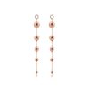 Romi Rose Gold Bead Drop Earrings