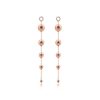 Romi Rose Gold Bead Drop Earrings