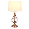 Piper Antique Brass Table Lamp & Shade Height 50cm
