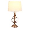 Piper Antique Brass Table Lamp & Shade Height 50cm