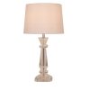 Sienna Glass Table Lamp and Shade Height 44cm