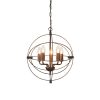 Ophelia Distressed 5 Light Globe Ceiling Pendant