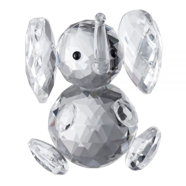 Galway Crystal Baby Elephant Height 9cm