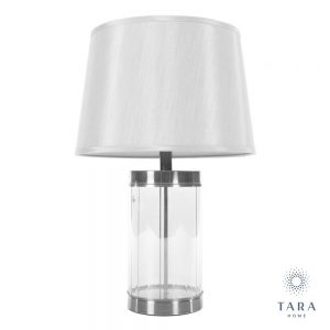 Carlee Satin Silver Table Lamp