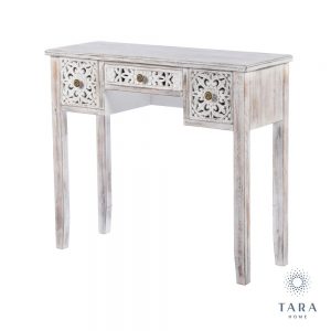 Jessie Antique White Console Table