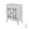 Jessie Medium 2 Door Antique White Cabinet