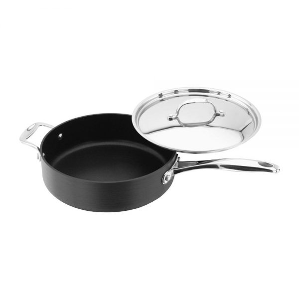 Stellar Hard Anodized Non-Stick Saute Pan 24cm