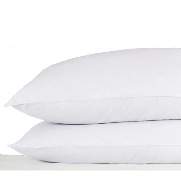 White Goose Feather and Down Pair of Pillows