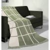 Biederlack Grid Check Green Blanket 150X200cm