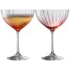 Galway Blush Erne Saucer Champagne set of 2