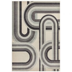 Nova Rug 120x170cm Retro Grey