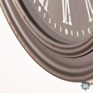 Jana Rustic Grey Wall Clock