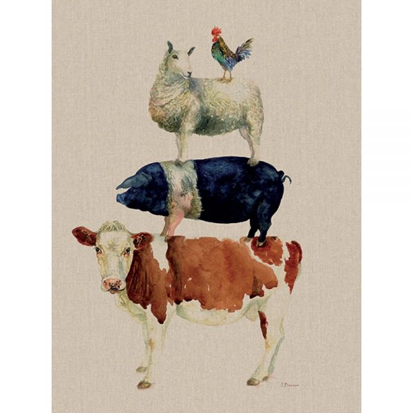 Jane Bannon Farmyard Fun Canvas Art